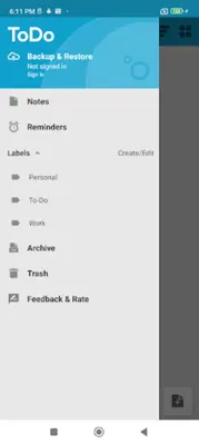 ToDo android App screenshot 0