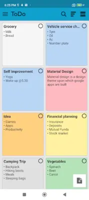 ToDo android App screenshot 1