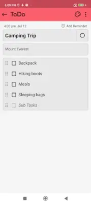 ToDo android App screenshot 5